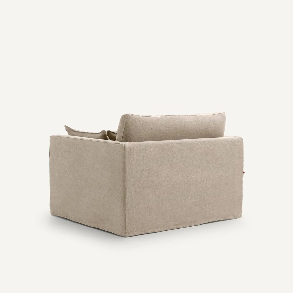 2-zitsbank in dik stonewashed linnen, Néo Kinkajou