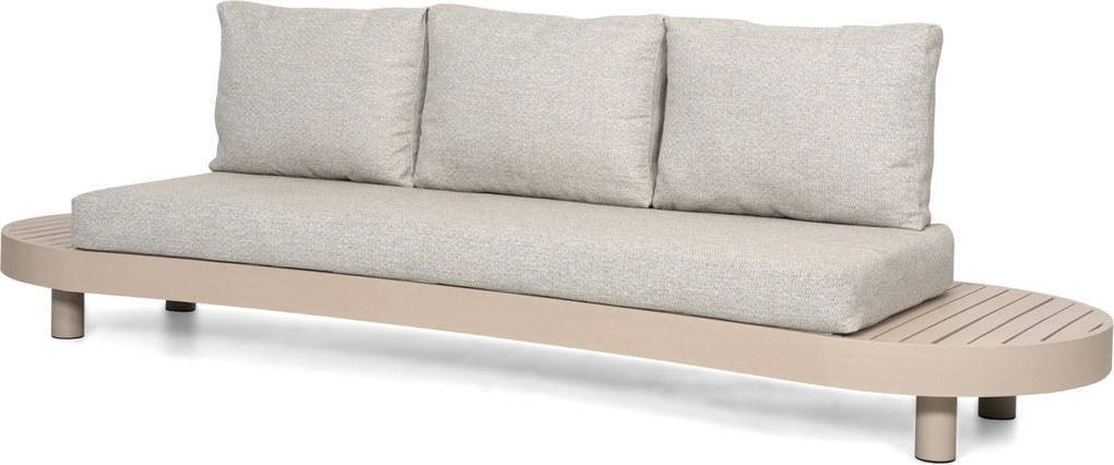 Stoel en Bank Loungeset 5 personen Aluminium Zand/Beige  Lifestyle Garden Furniture Organio/Mira