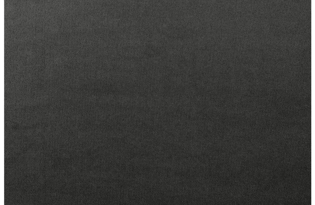 Goossens Bank Suite zwart, stof, 3-zits, elegant chic met ligelement rechts