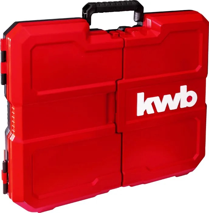 KWB Gereedschapskoffer 125-delig in E-case