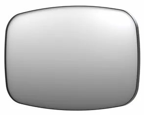 INK SP29 spiegel - 120x4x80cm contour in stalen kader - geborsteld metal black 8409665