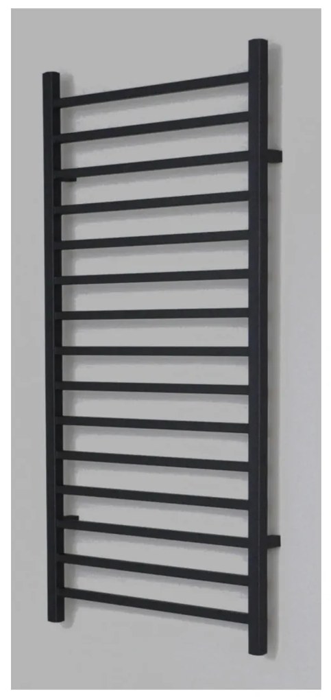 Sanicare design radiator Qubic 126,4 x60 cm. mat zwart