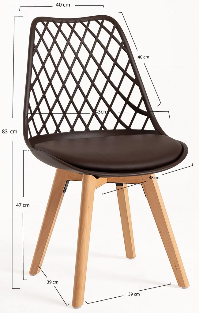 Pak 4 Mima Stoelen
