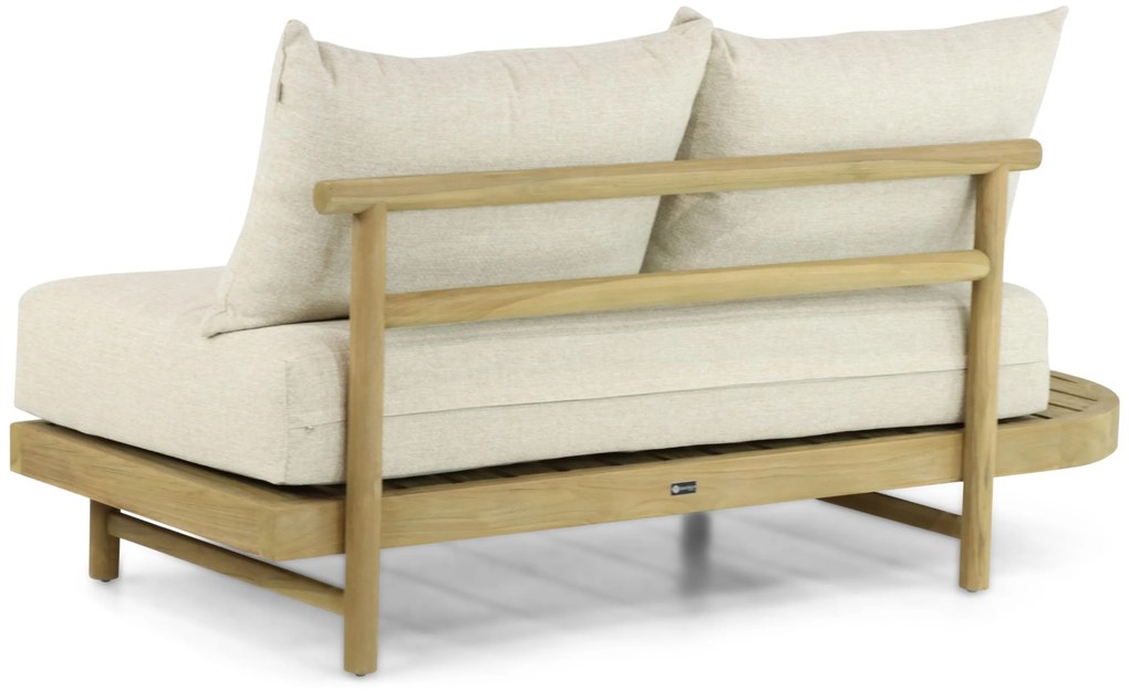 Hoek loungeset 5 personen Teak Old teak greywash  Santika Furniture Santika