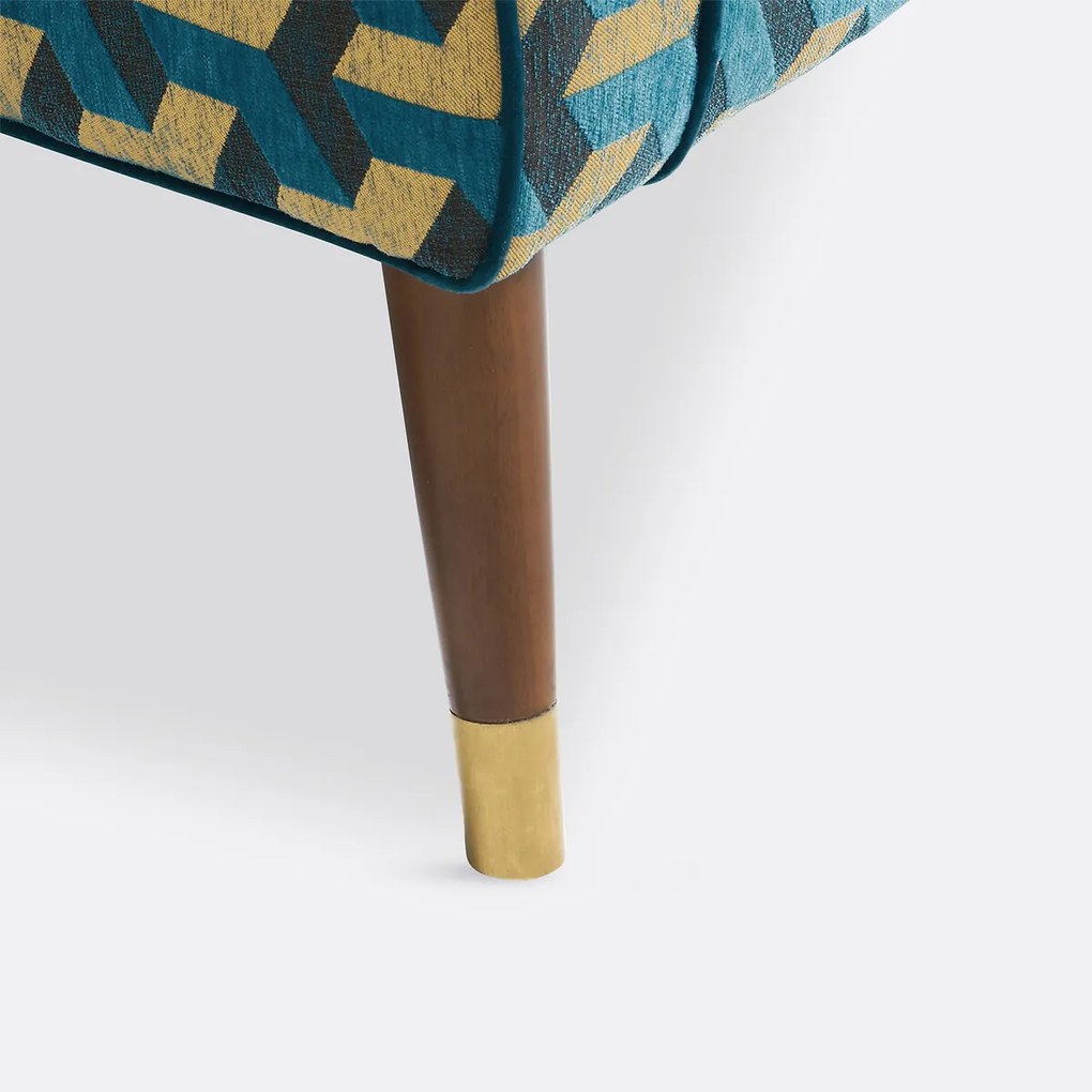 Fauteuil in fluweel, (Y)