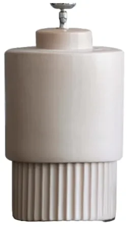 Lampenvoet keramiek - lampenvoet Empire - lampenvoet beige