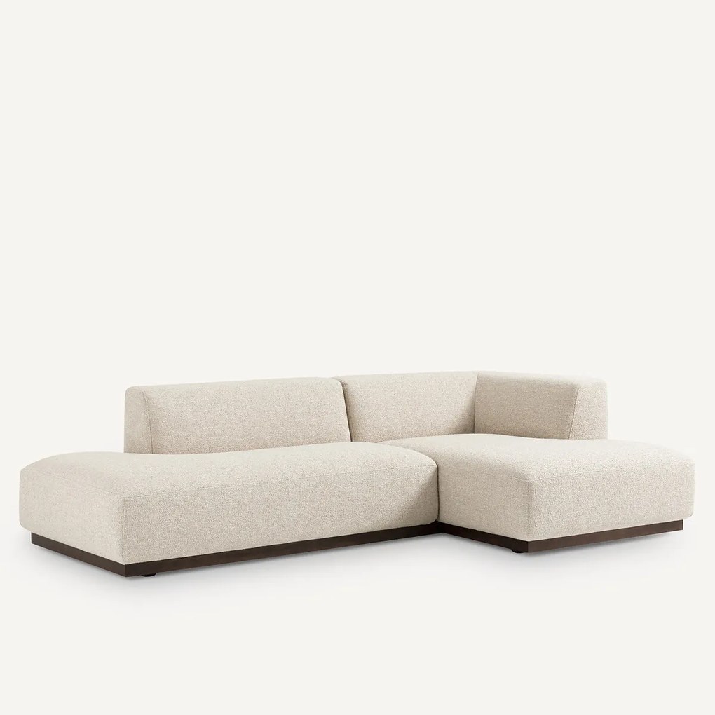 Rechtse hoekbank XL bouclé stof, Jacopo