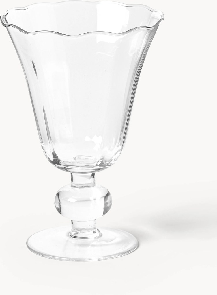 Mondgeblazen wijnglazen Tulya, 4-delig