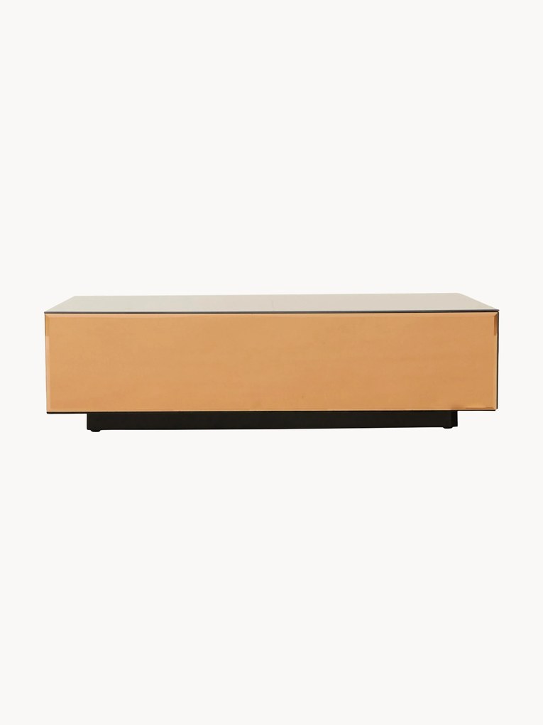 Handgemaakte salontafel Mirror van spiegelglas, B 90 cm