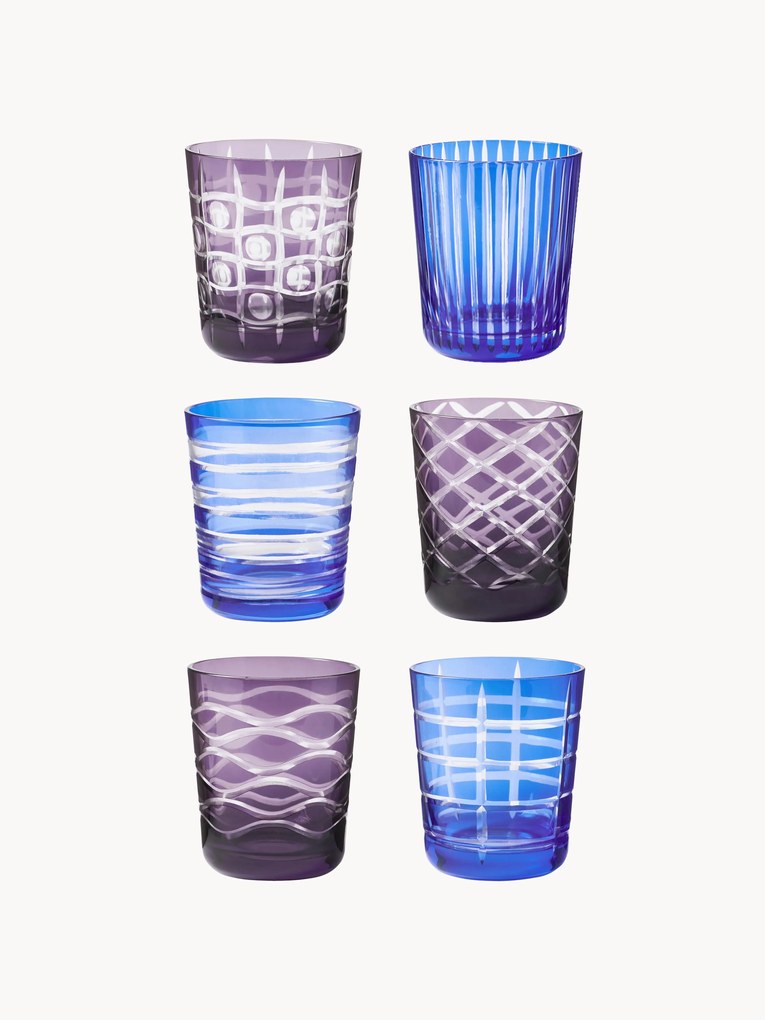 Tumblers Cobalt, 6-delig