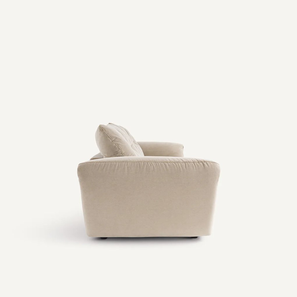 3-zits slaapbank van stonewashed fluweel, EDGAR