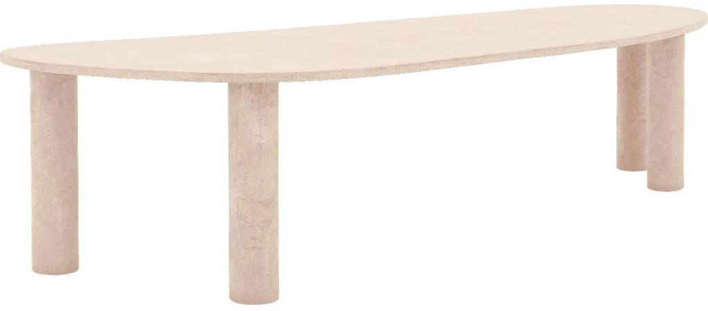 Goossens Eettafel Stone, Organisch 300 x 120 cm