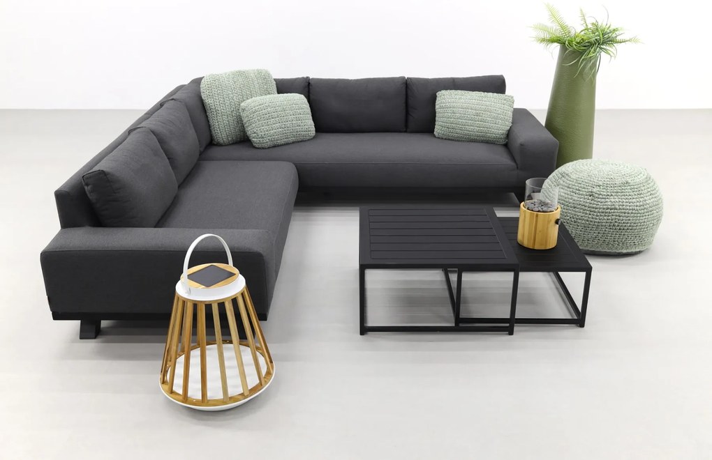 Barcelona/Royalty Sunbrella loungeset - Sooty - 4-delig OP=OP