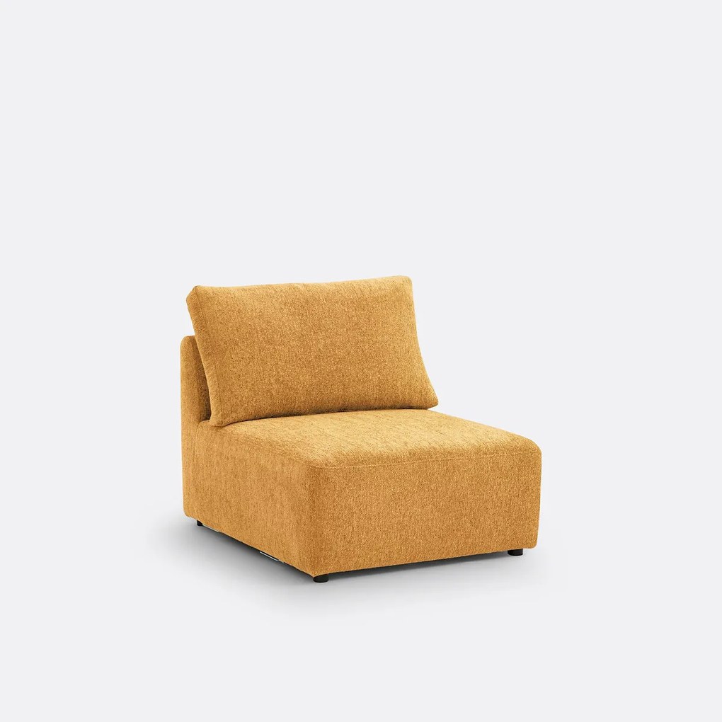 Modulaire fauteuil, gemêleerd chenille, Monica