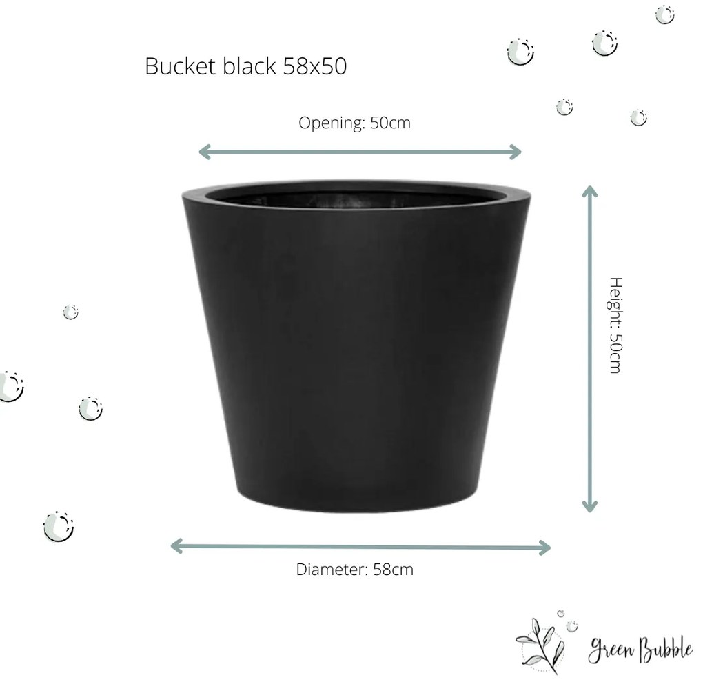 Pot Bucket Black