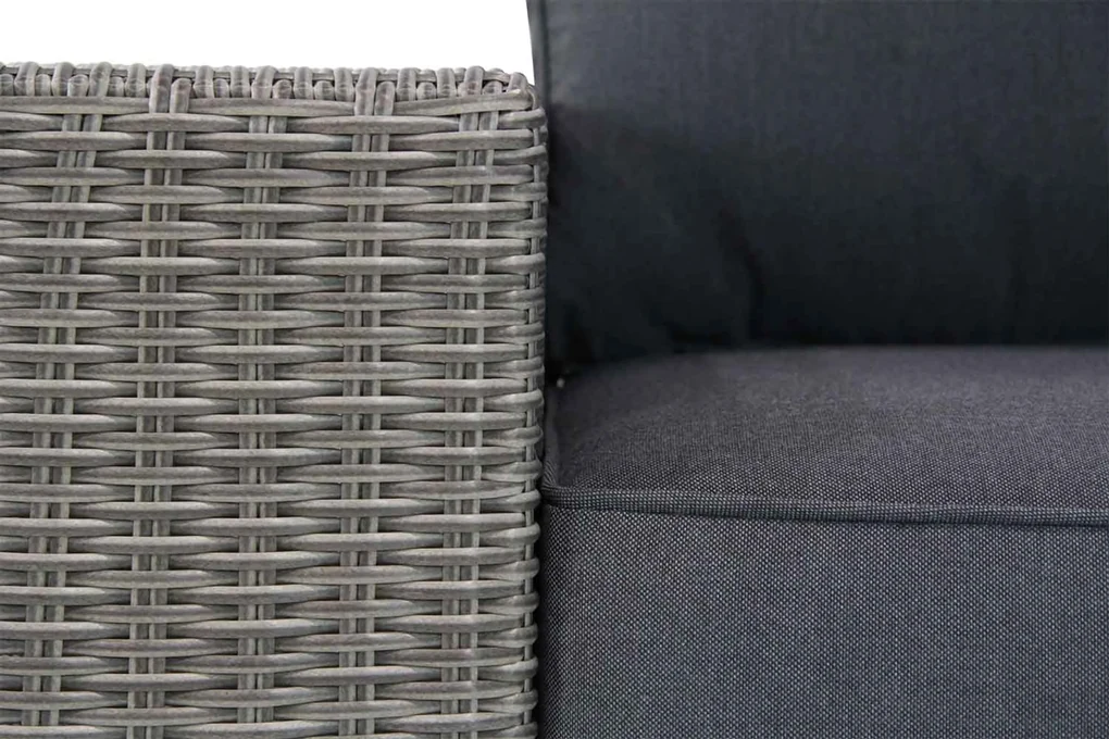 Hoek loungeset 5 personen Wicker Grijs Garden Collections Oxford