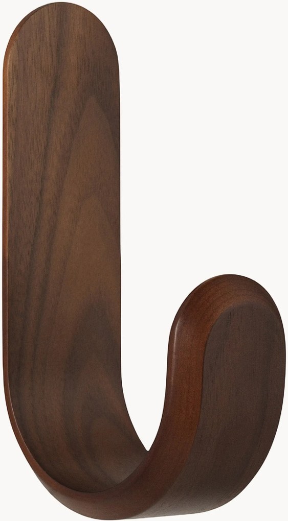Houten wandhaak Curve