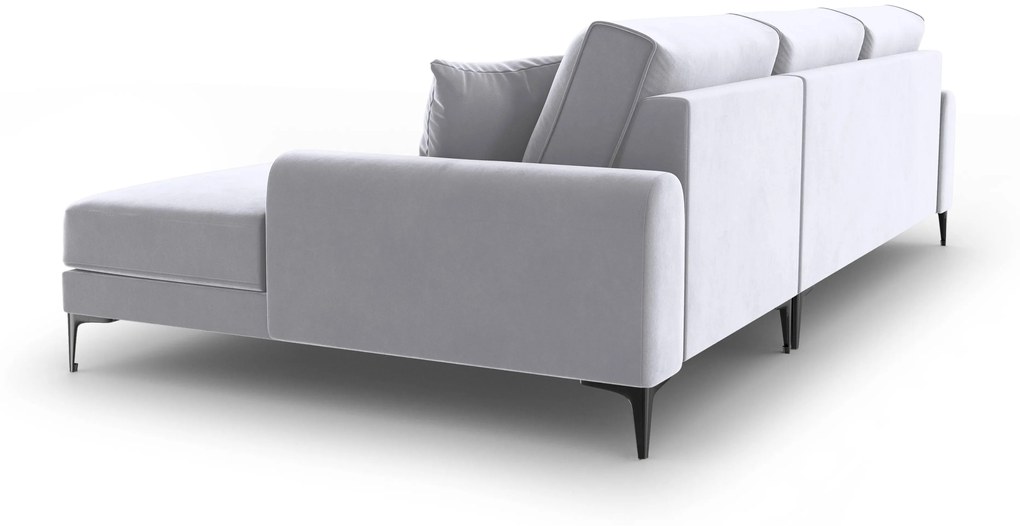 4.5-zitshoekbank Madara rechts velvet | Mazzini Sofas