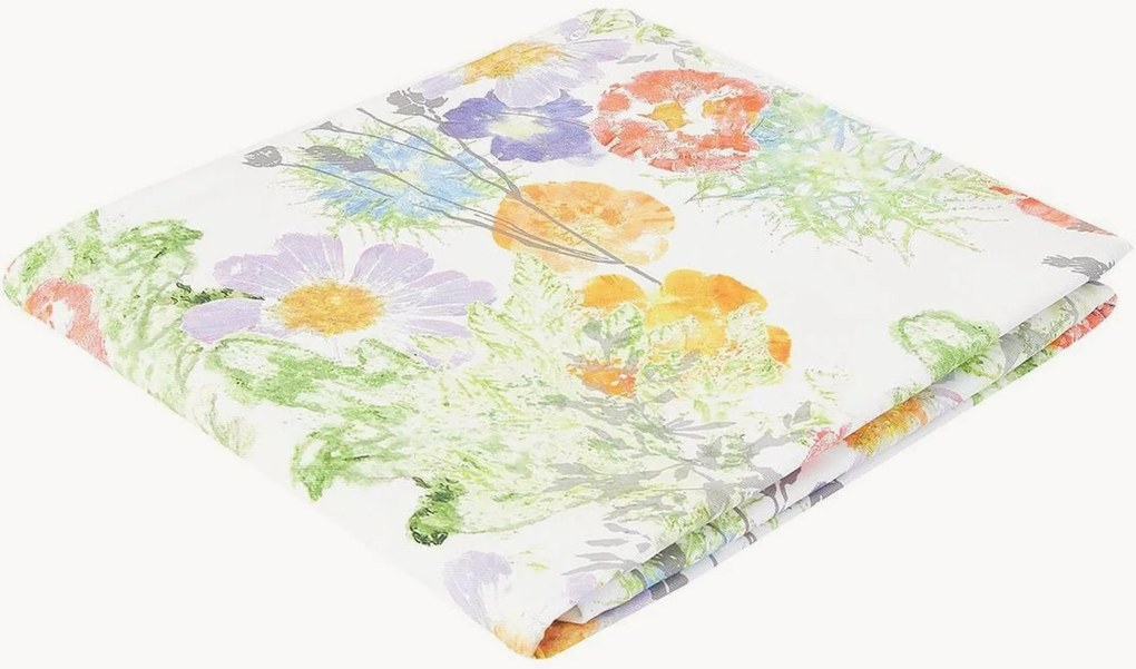 Jacquard katoenen tafelkleed Mille Fleur Sauvage Floraison
