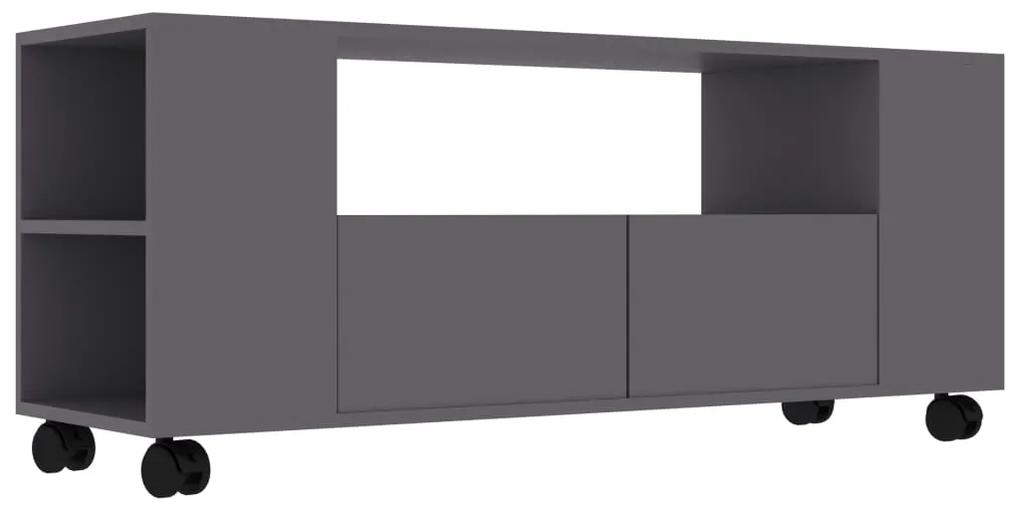 vidaXL Tv-meubel 120x35x43 cm bewerkt hout grijs