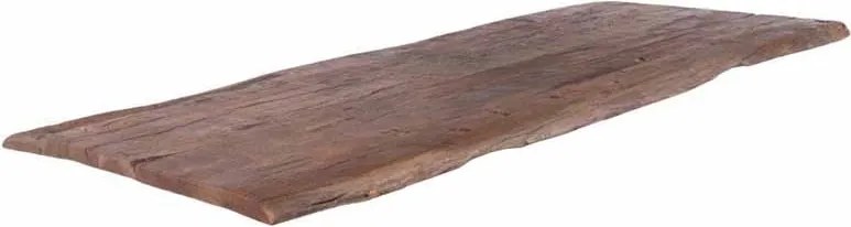 Boomstamtafelblad massief Acacia Oud Hout - 220 x 100 cm - Bladdikte 5 cm