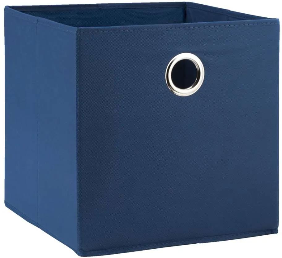 Opbergbox Parijs - donkerblauw - 31x31x31 cm - Leen Bakker