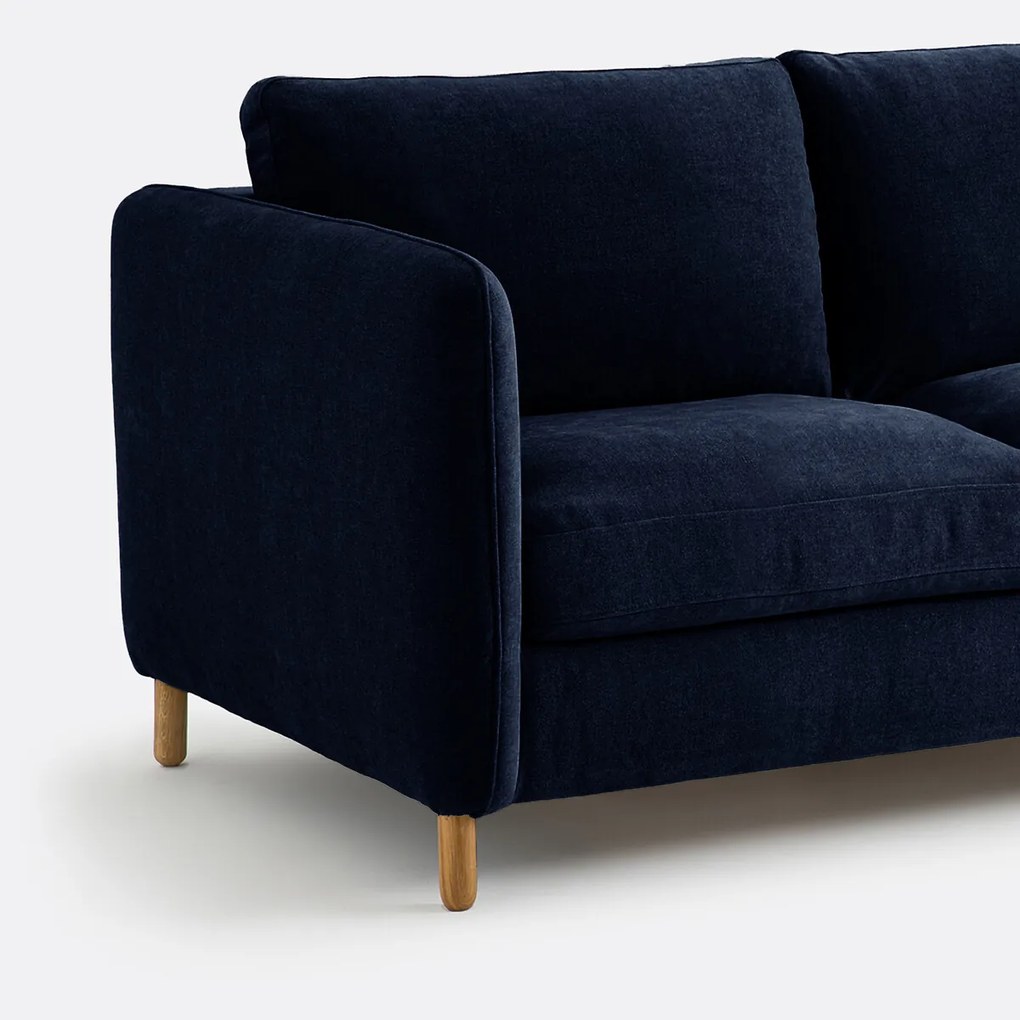 3-zits gevlekte polyester bank Loméo