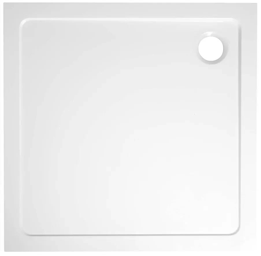 Aqualine Tecmi vierkante douchebak 80x80cm wit