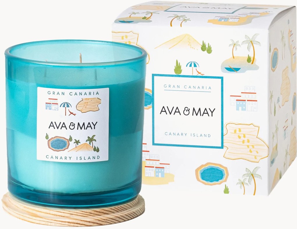 Geurkaars Gran Canaria (muskus, sandelhout, tuberoos)