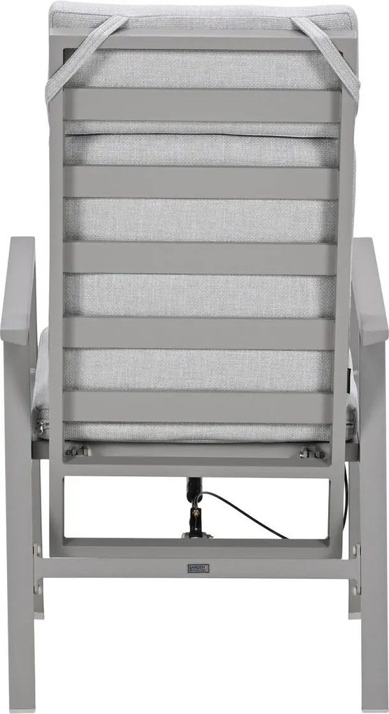 Garden Impressions Kasper tuinstoel verstelbaar - taupe