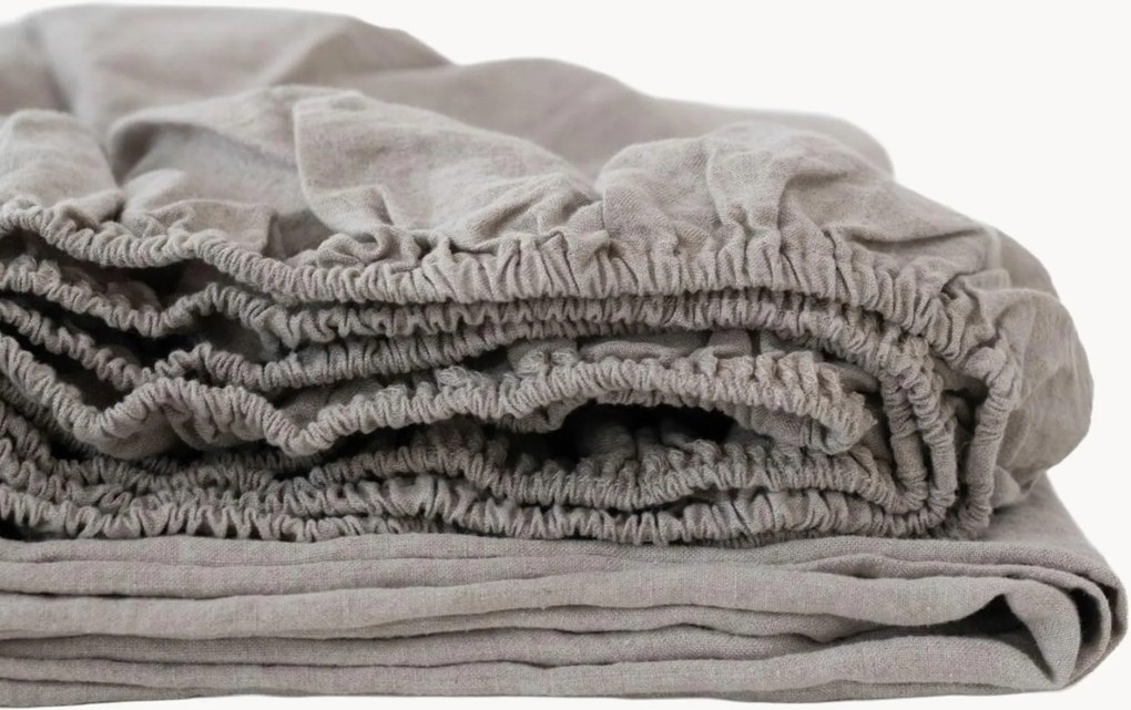 Linnen hoeslaken Natural