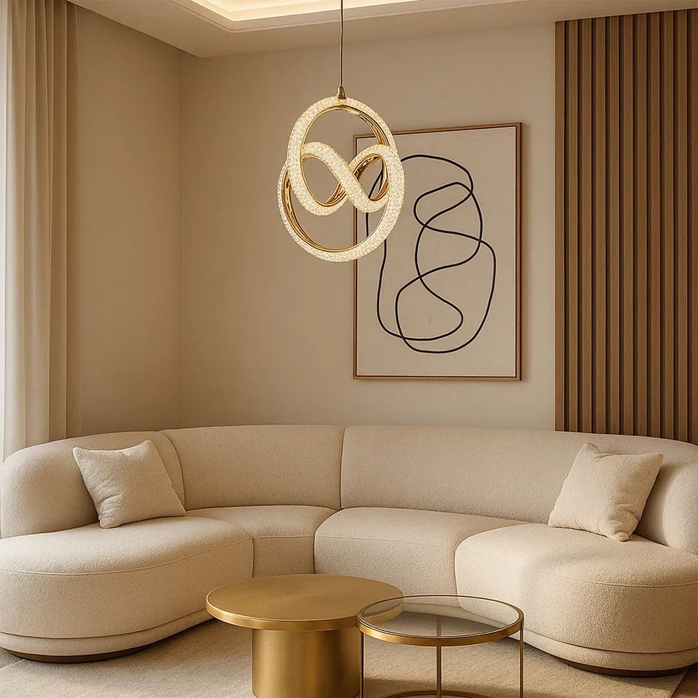 LED hanglamp G068-CP Gold