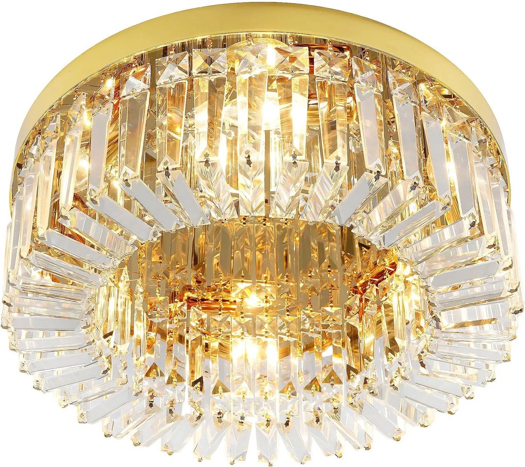 KRISTALLEN HANGLAMP APP1729-8C 60 cm Gold