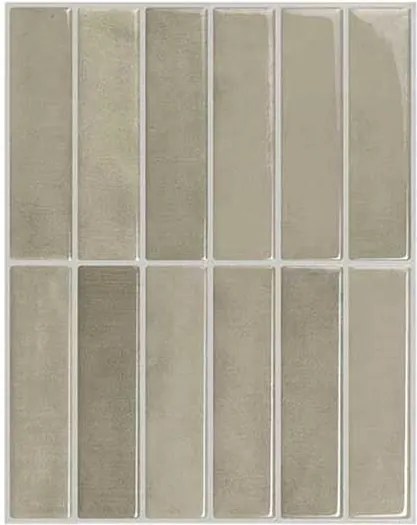 Tegelsticker Beige Langwerpig - 29 cm x 22.9 cm x 0.11 cm | 0.07 kg | Paneli zelfklevende steenstrips