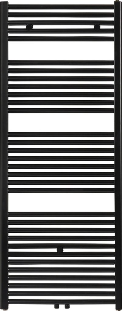 Saqu Fonti handdoekradiator 858W 60x150,6cm mat zwart
