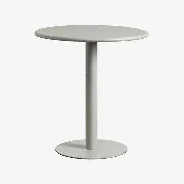 Ronde Metalen Keukentafel Ø70 Cm Mizzi Groen – Khaki - Sklum