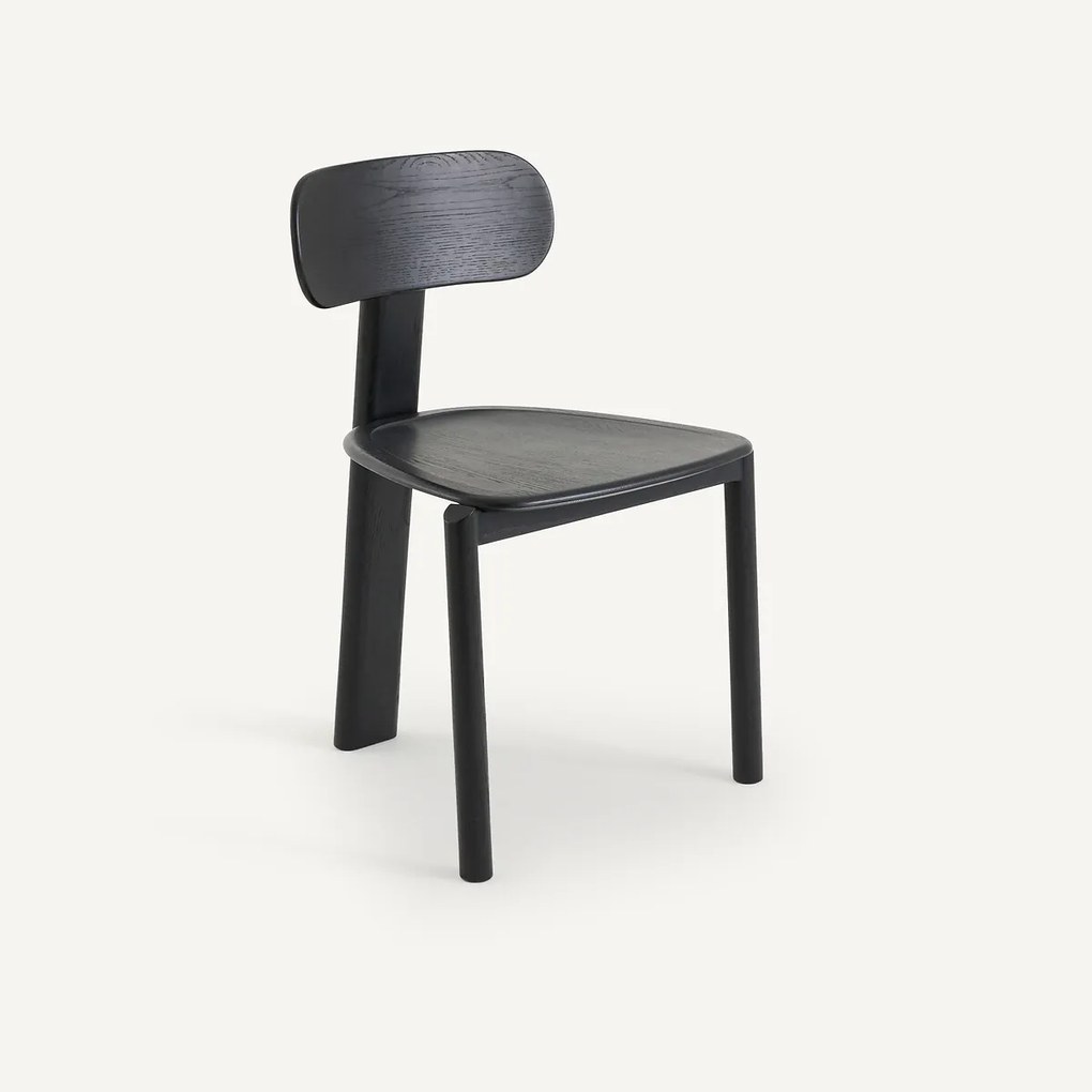 Stoel in getint eik, design E. Gallina, Marais