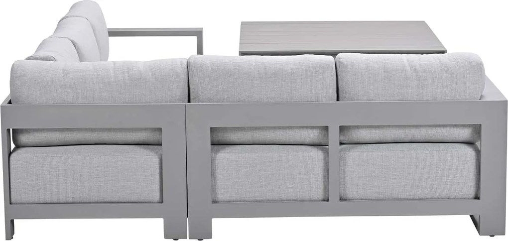 Garden Impressions Malakka lounge dining set 4-delig - taupe - valley sand