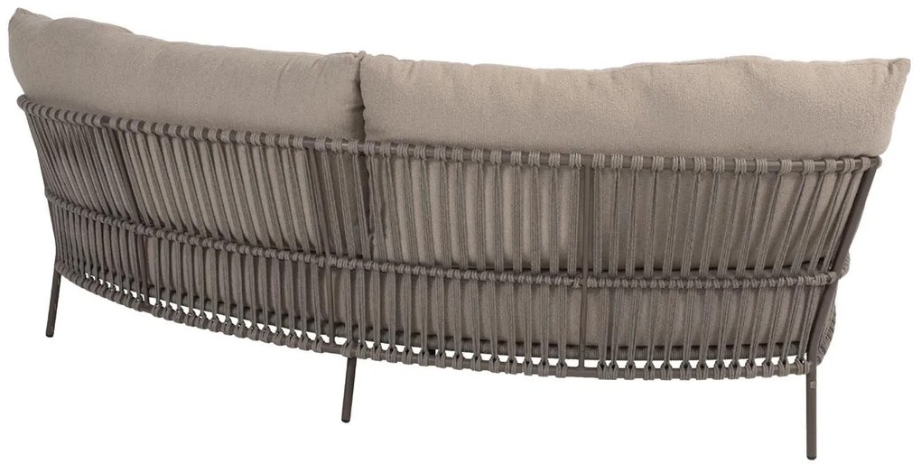 4 Seasons Outdoor Capalbio 3-zits loungebank terre SALE Loungebank   bruin weerbestendig