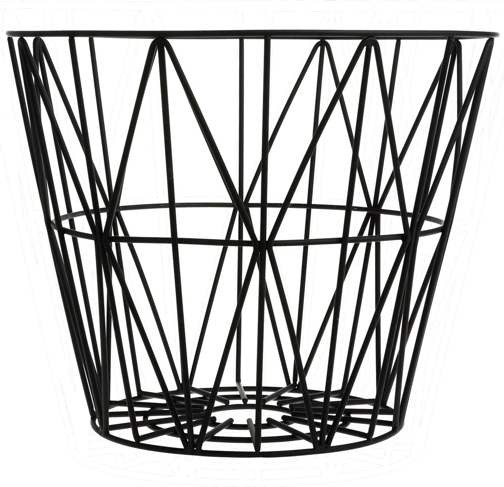 Ferm Living Wire Basket opbergmand zwart medium