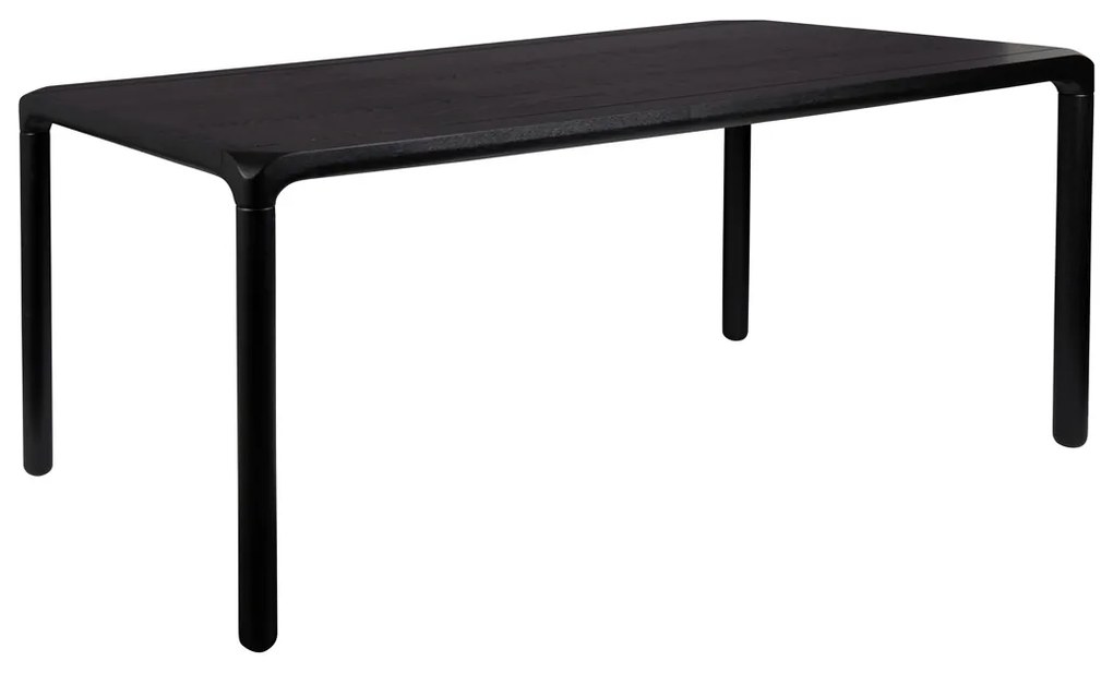Zwarte Eetkamertafel Van Hout 220x90 Cm - 220 X 90cm.