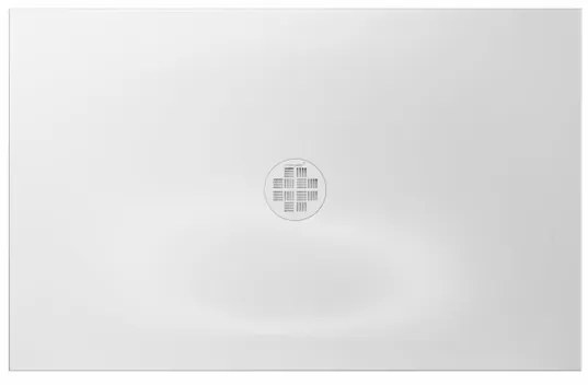 Crosswater Creo douchebak - 160x90x2.5cm - rechthoek - wit CRR900X1600W