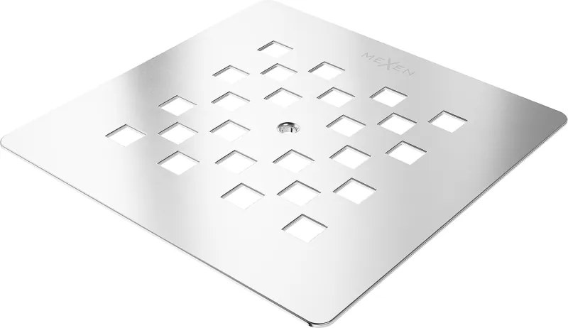 Mexen Stone+ afdekking voor douchebak, inox - 44910001