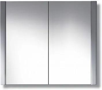 Duravit Multibox New spiegelkast met verlichting 60x66cm met 2 deuren alu/wit LM977003737