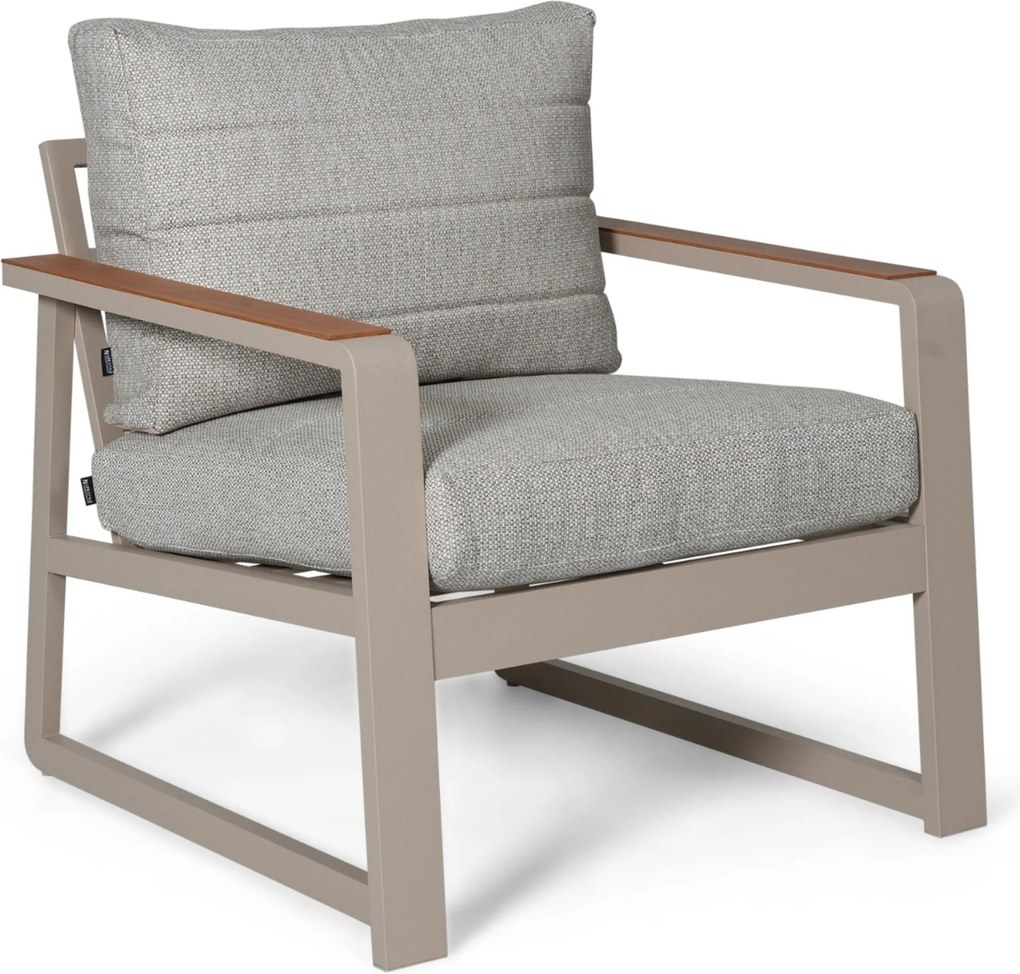 Stoel en Bank Loungeset 7 personen Aluminium Zand/Beige Lifestyle Garden Furniture Sabbia
