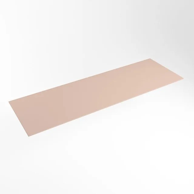 Mondiaz TOP 51 Topblad - 160x51x0.9cm - geschikt voor afdekplaat - Solid surface - Rosee XIM49892Rosee