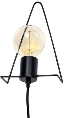 Wandlamp 28 cm - Zwart