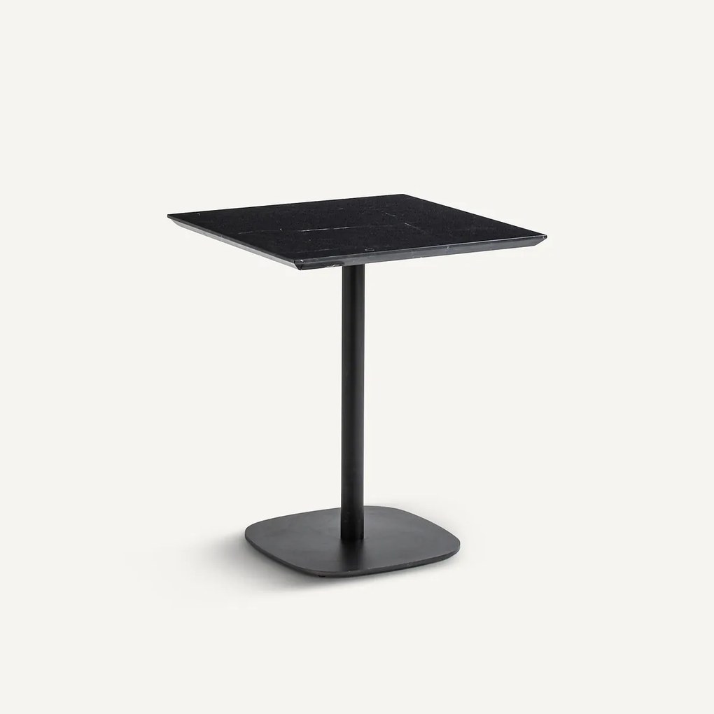 Bistrot tafel, zwart marmer, Beldixe