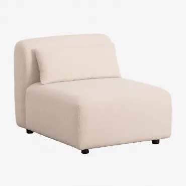 Centraal Module Voor Modulaire Bank Fogler Teddystof Crème Beige - Sklum