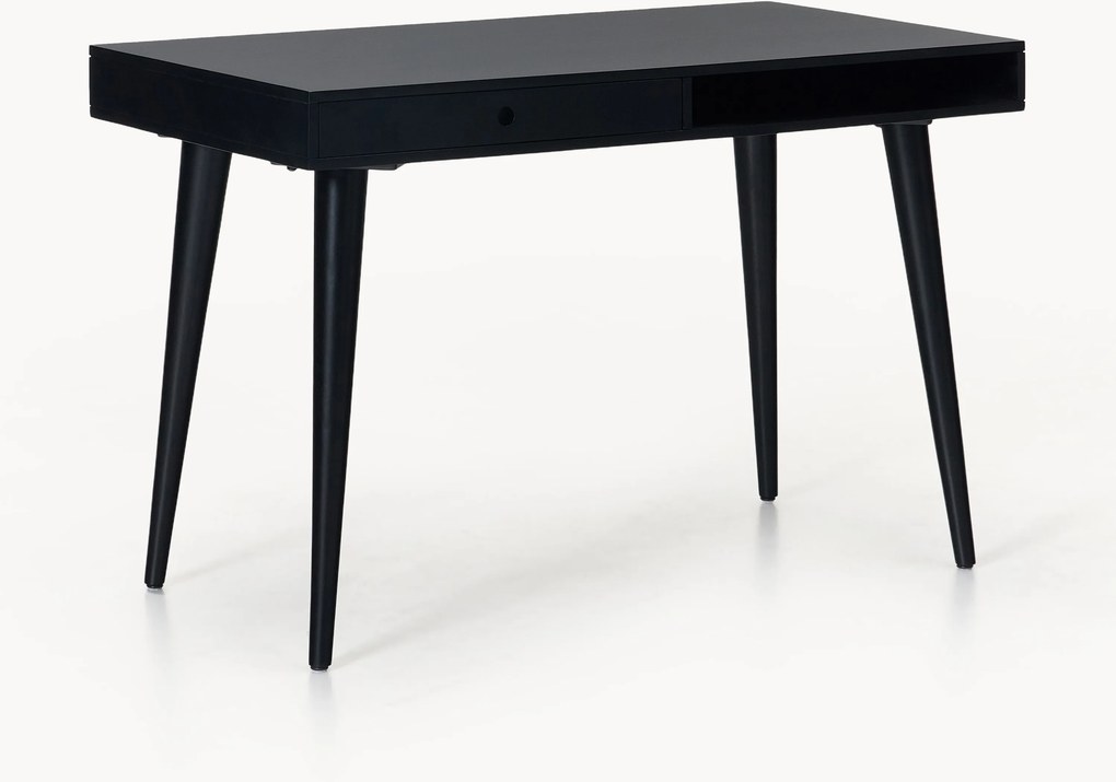 Bureau Tova van massief hout met lades